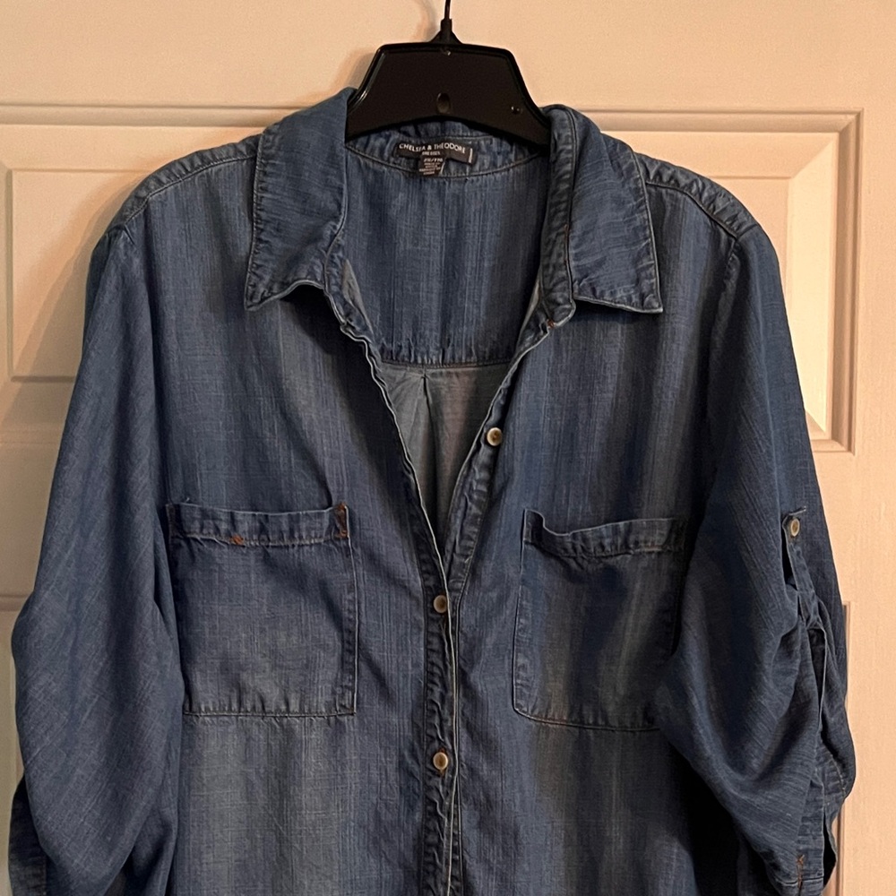 Denim summer dress
